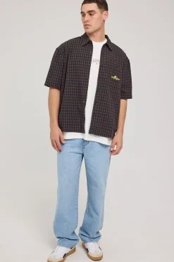 Boxcar Shirt Black Check