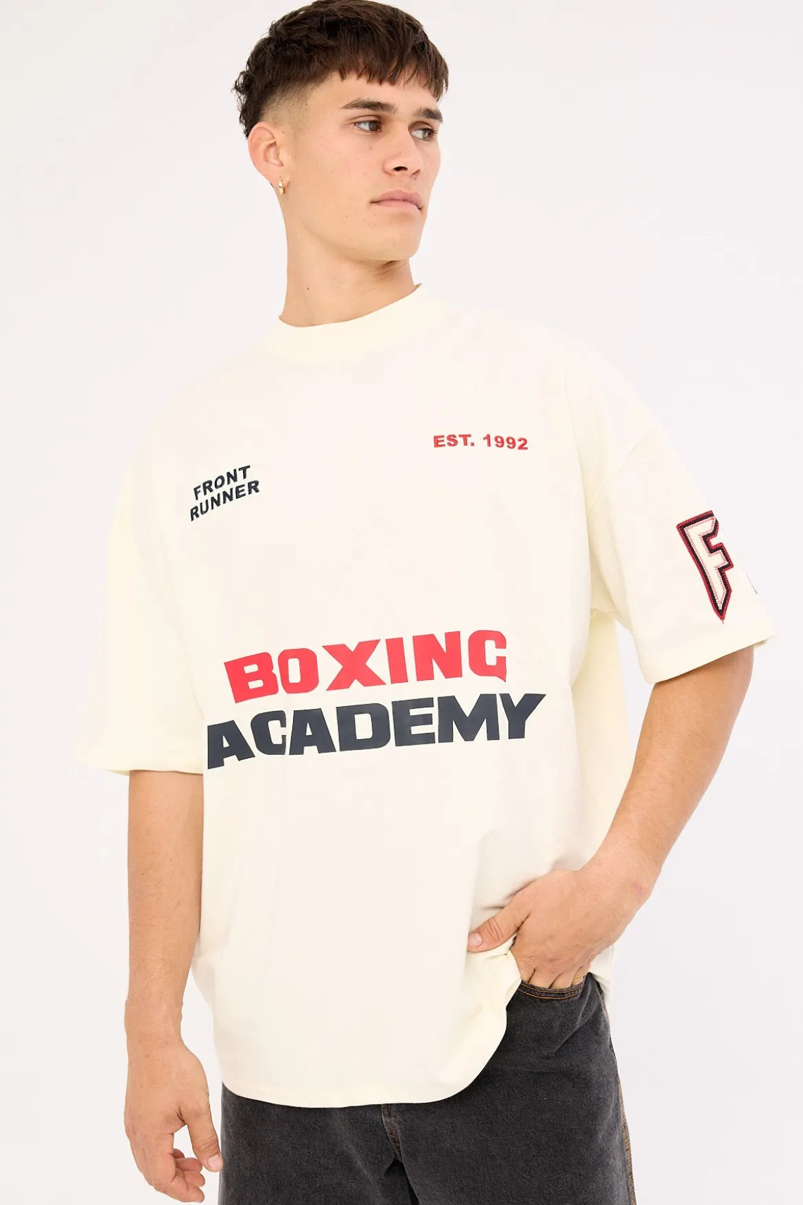 Boxing Academy Tee Vanilla