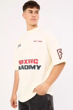 Boxing Academy Tee Vanilla