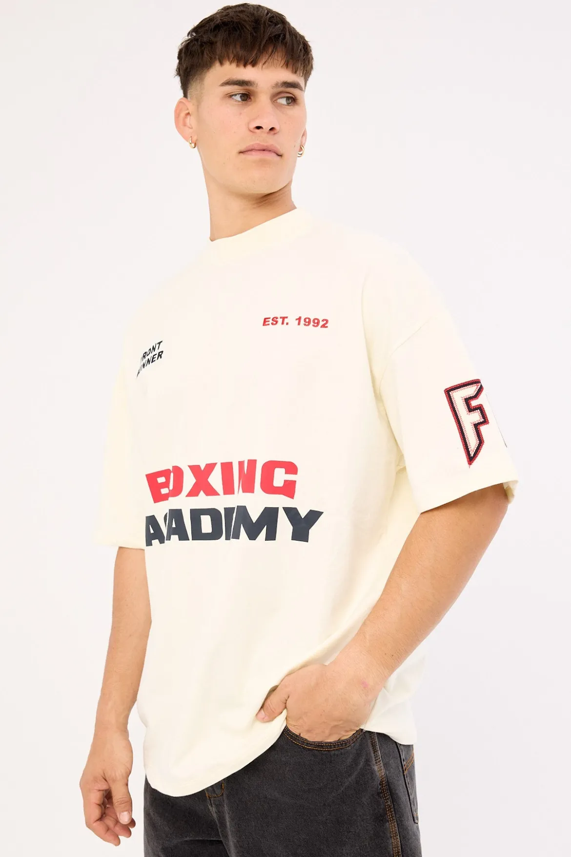 Boxing Academy Tee Vanilla