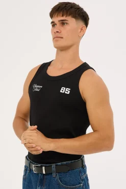 Brady Luxe Singlet Tank Black