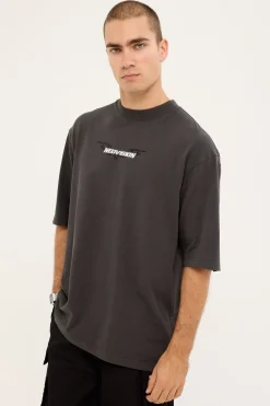 Brimstone Street Super Heavy Tee Asphalt