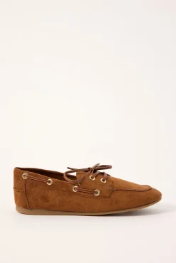 Brody Boat Shoe Chestnut Tan Micro