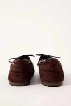 Brody Boat Shoe Chocolate Brown Micro