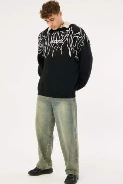 Brutal Knit Sweater Black
