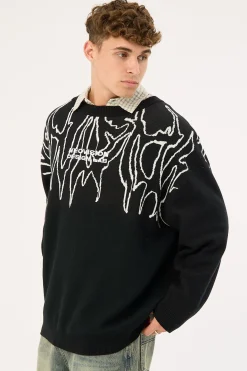 Brutal Knit Sweater Black