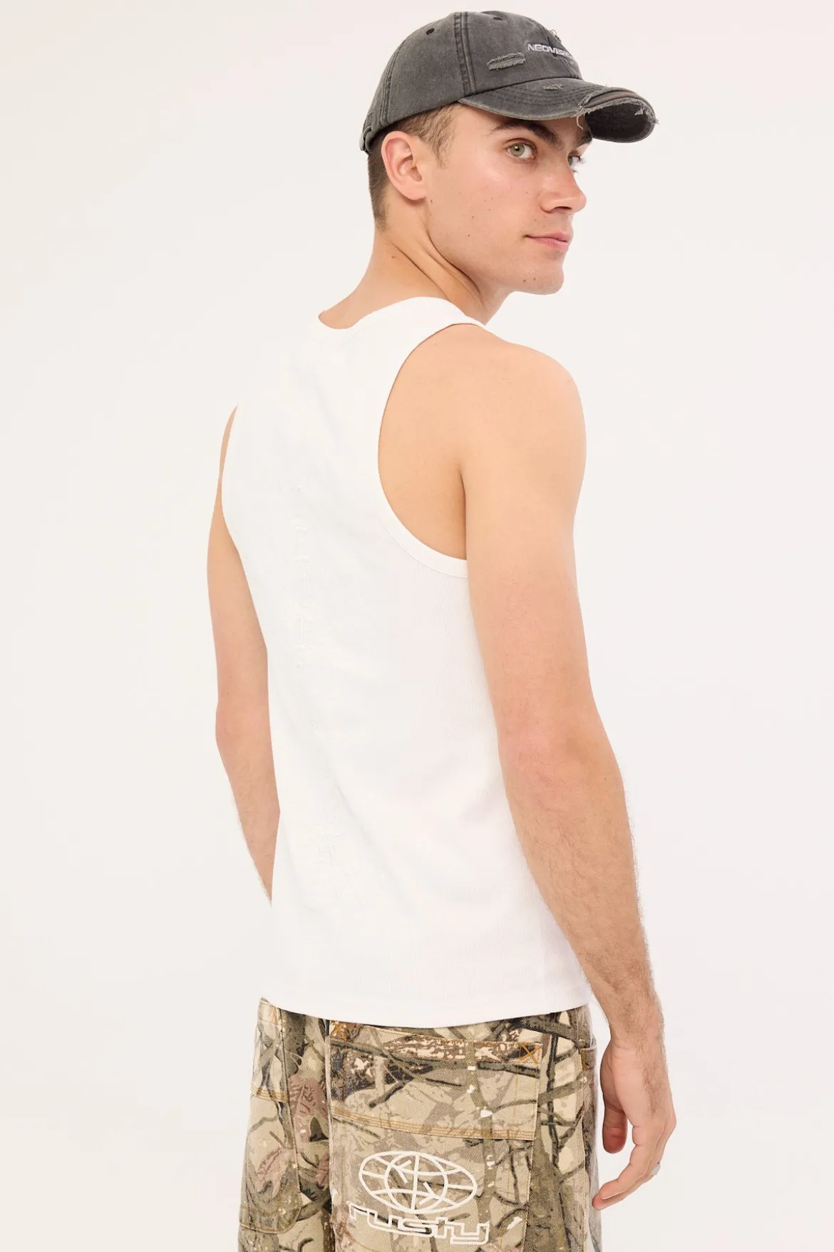 Brute Restricted Singlet Tank White