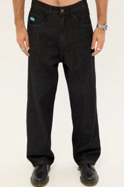 Bull Denim 91 Baggy Jean Raw Black
