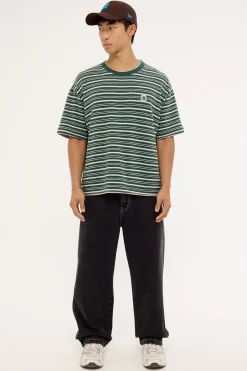 Bull Denim 91 Baggy Jean Washed Black Denim