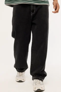 Bull Denim 91 Baggy Jean Washed Black Denim