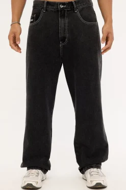 Bull Denim 91 Baggy Jean Washed Black Denim