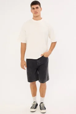 Bull Denim 91 Short Washed Black