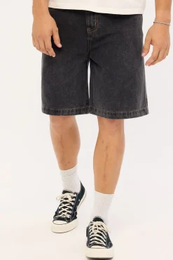 Bull Denim 91 Short Washed Black