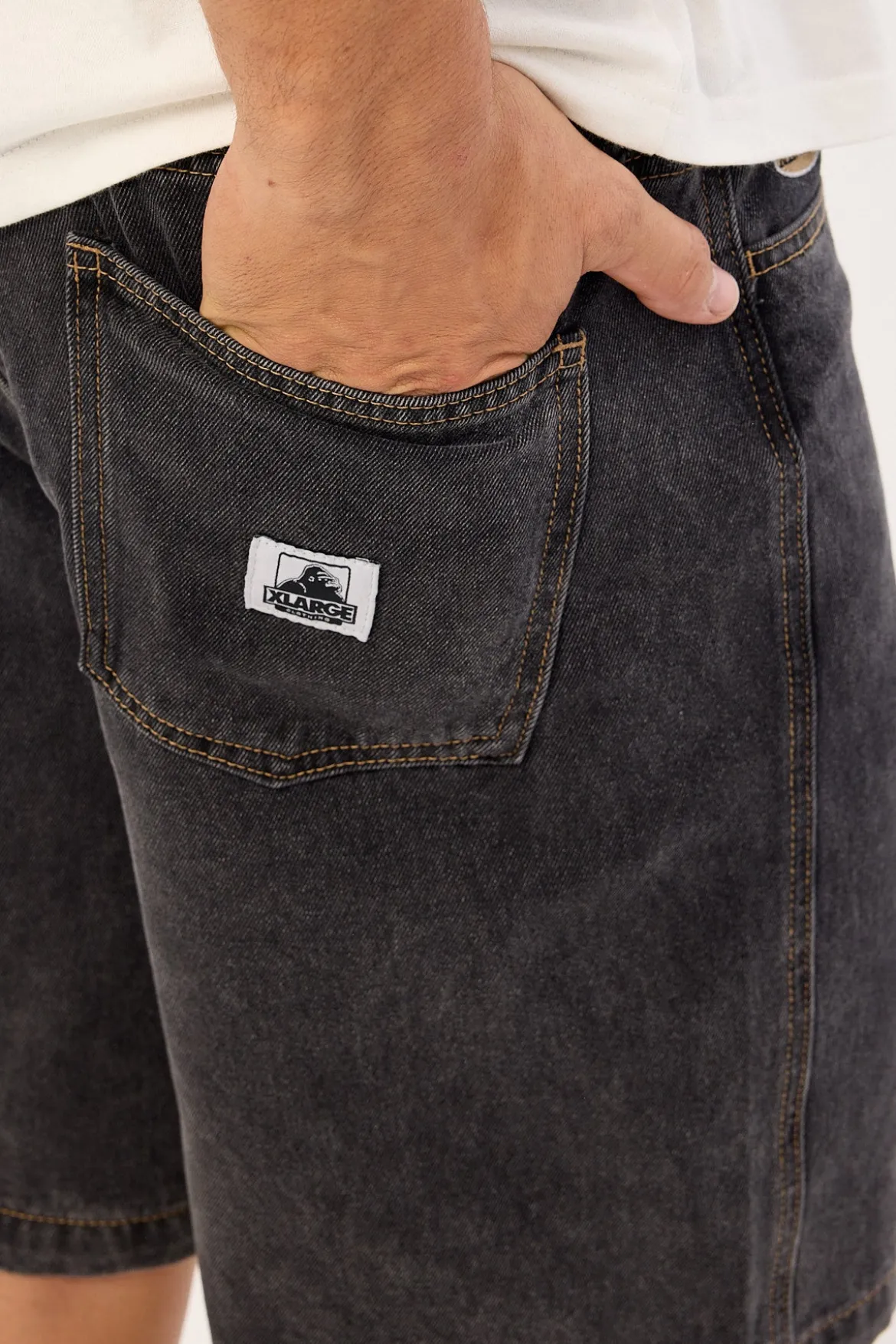 Bull Denim 91 Short Washed Black