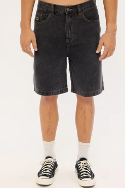 Bull Denim 91 Short Washed Black