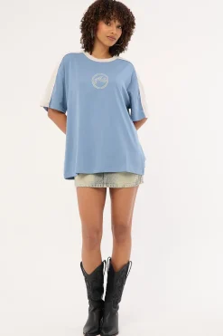 Bullet Brooks Oversize Tee Dusty Blue