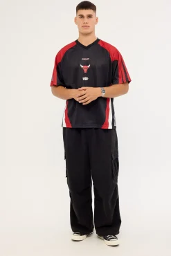Bulls Warehouse Rave Jersey Black/Crimson/Gun Powder Grey