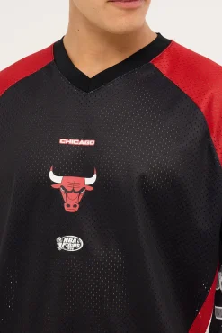 Bulls Warehouse Rave Jersey Black/Crimson/Gun Powder Grey