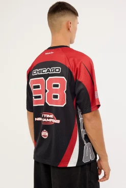 Bulls Warehouse Rave Jersey Black/Crimson/Gun Powder Grey