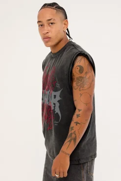 Burn Muscle Washed Black