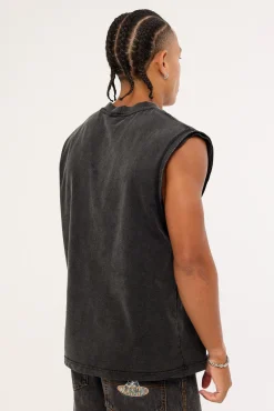 Burn Muscle Washed Black