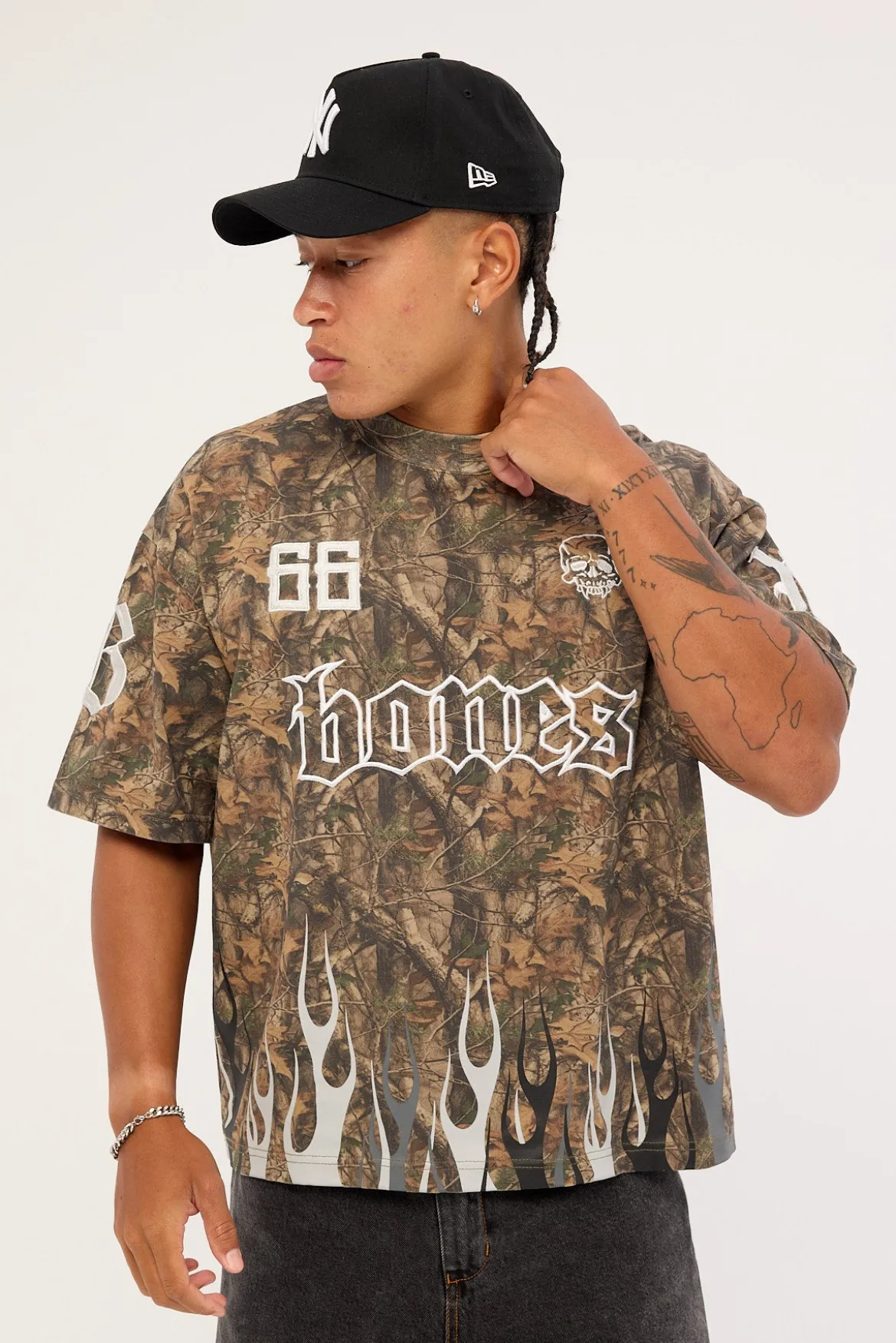 Burner Boxy Tee Alphine Camo