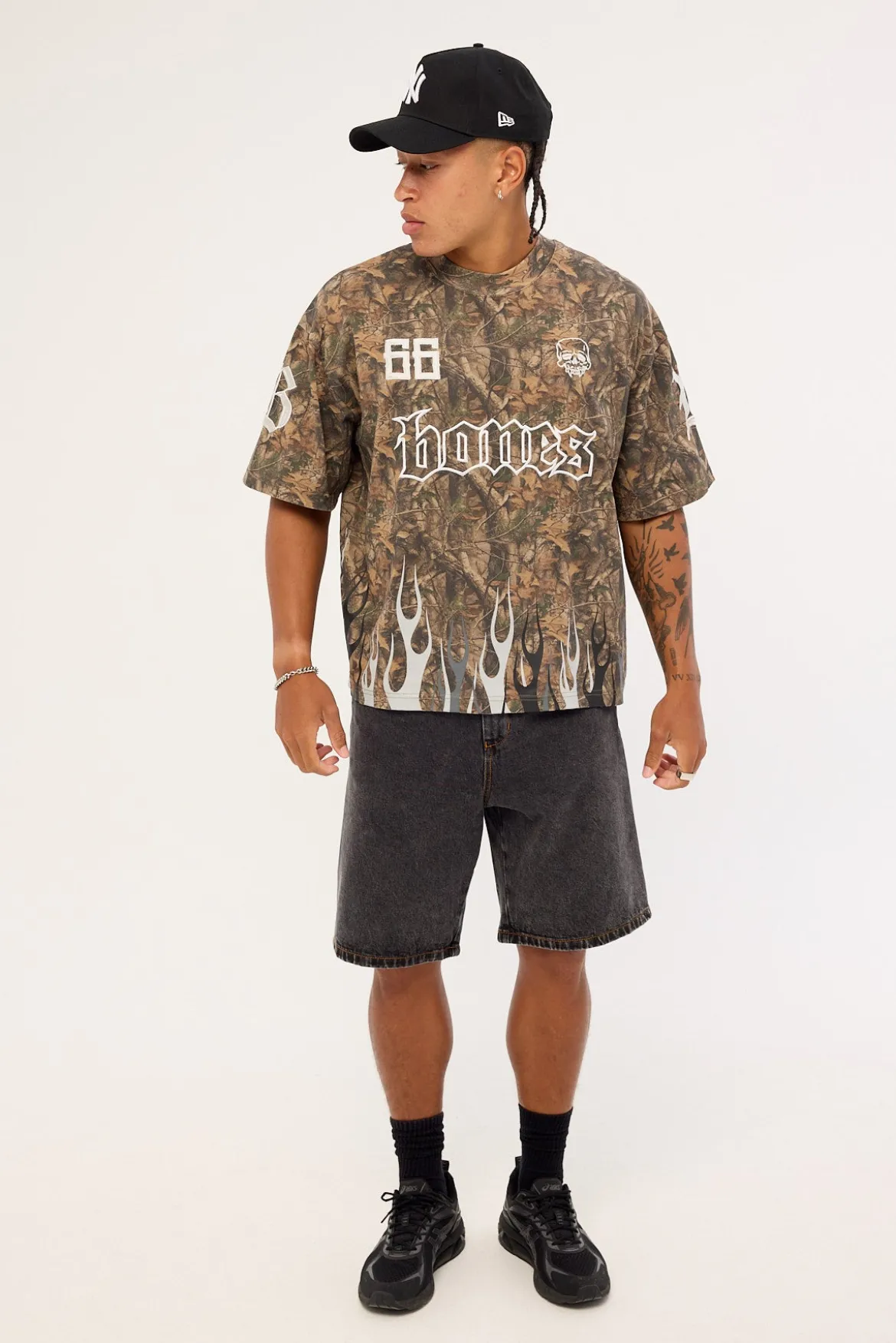 Burner Boxy Tee Alphine Camo