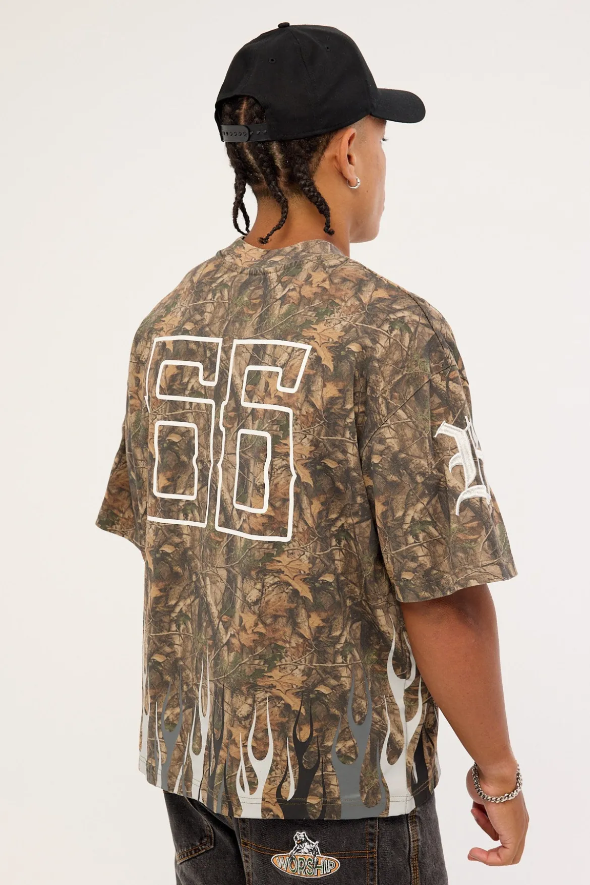 Burner Boxy Tee Alphine Camo