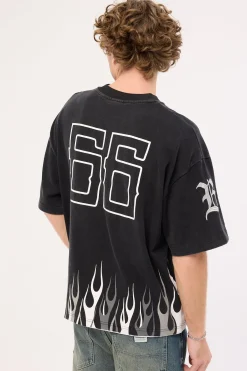 Burner Boxy Tee Black
