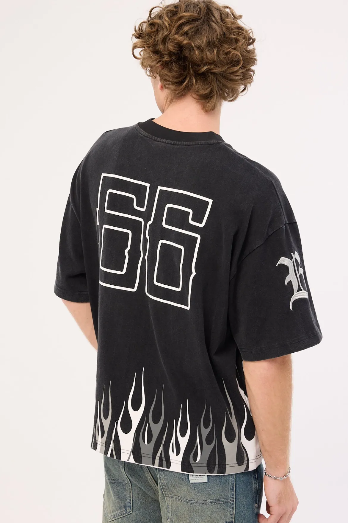 Burner Boxy Tee Black