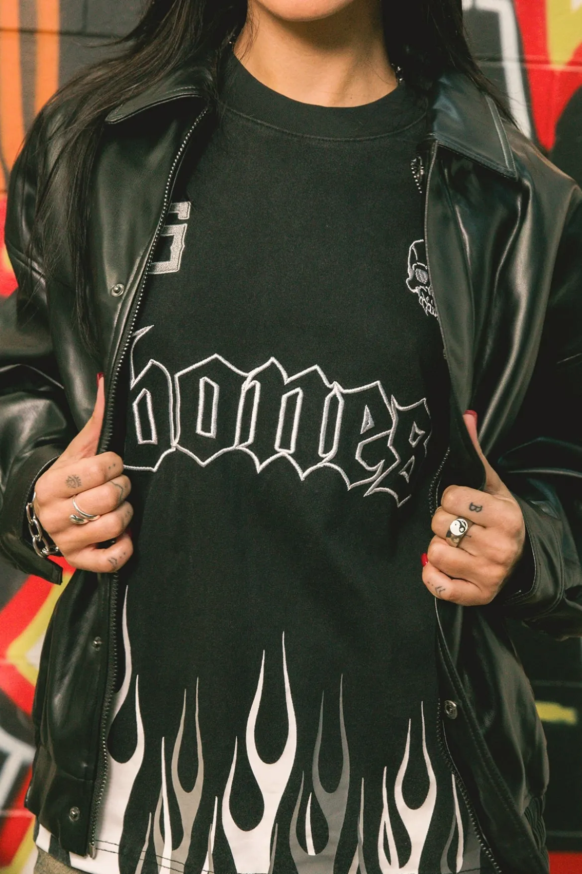 Burner Boxy Tee Black