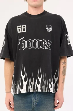 Burner Boxy Tee Black