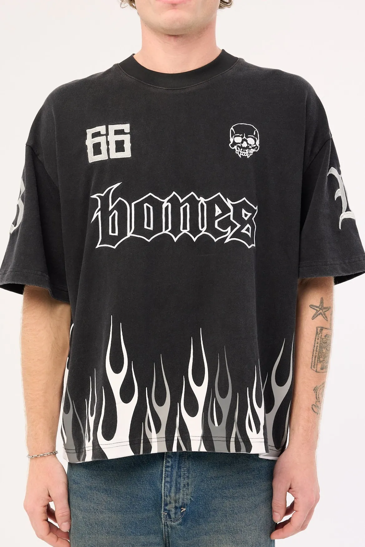 Burner Boxy Tee Black