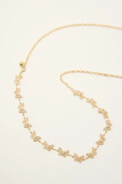 Butterfly Chain Belt Gold