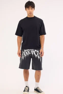 Cagey Loopbk Basketball Short Mineral Black
