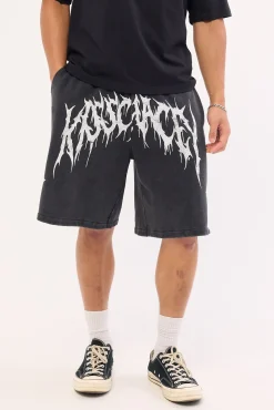 Cagey Loopbk Basketball Short Mineral Black