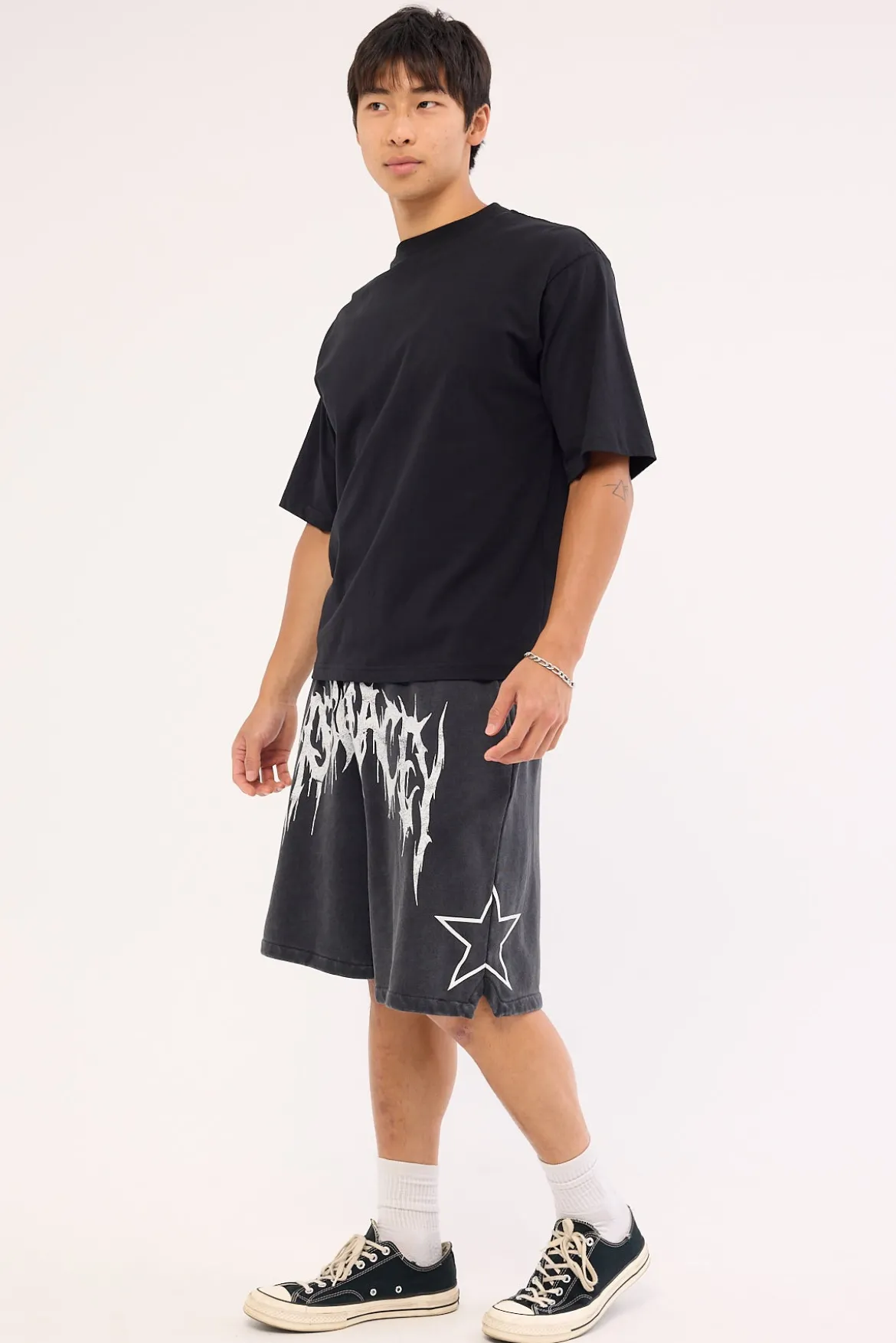 Cagey Loopbk Basketball Short Mineral Black