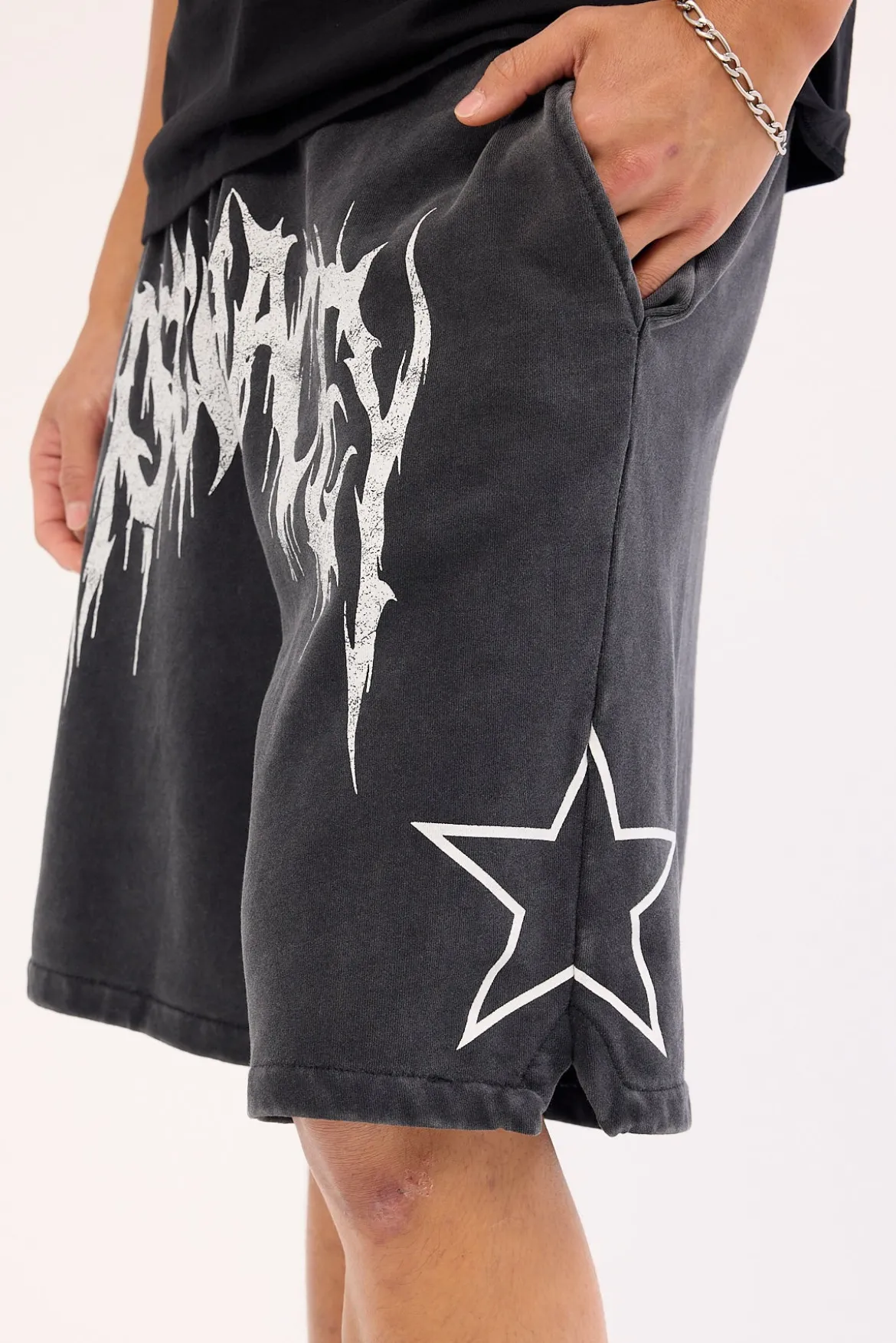 Cagey Loopbk Basketball Short Mineral Black
