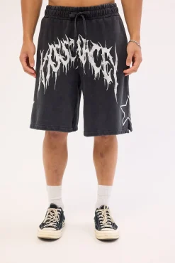Cagey Loopbk Basketball Short Mineral Black