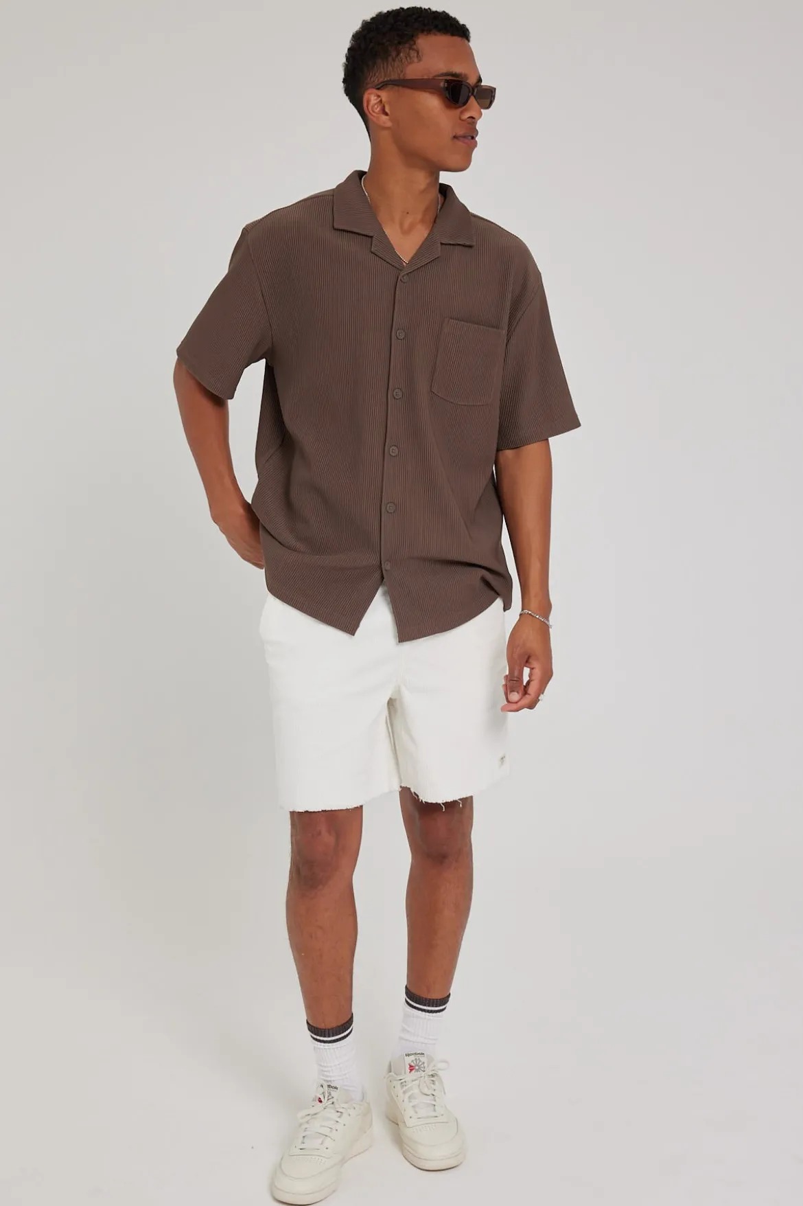 California Organic Cord Short White