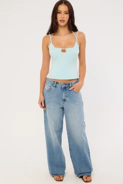 Calla Corset Top Blue