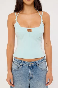 Calla Corset Top Blue