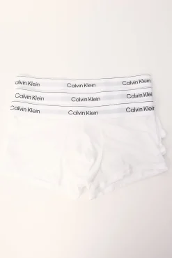 Calvin Klein Icon Cotton Stretch Low Rise Trunk 3PK White