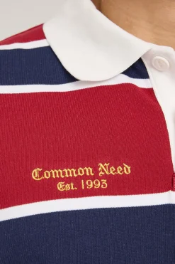 Cambridge Rugby Shirt Bordeaux/Navy/White