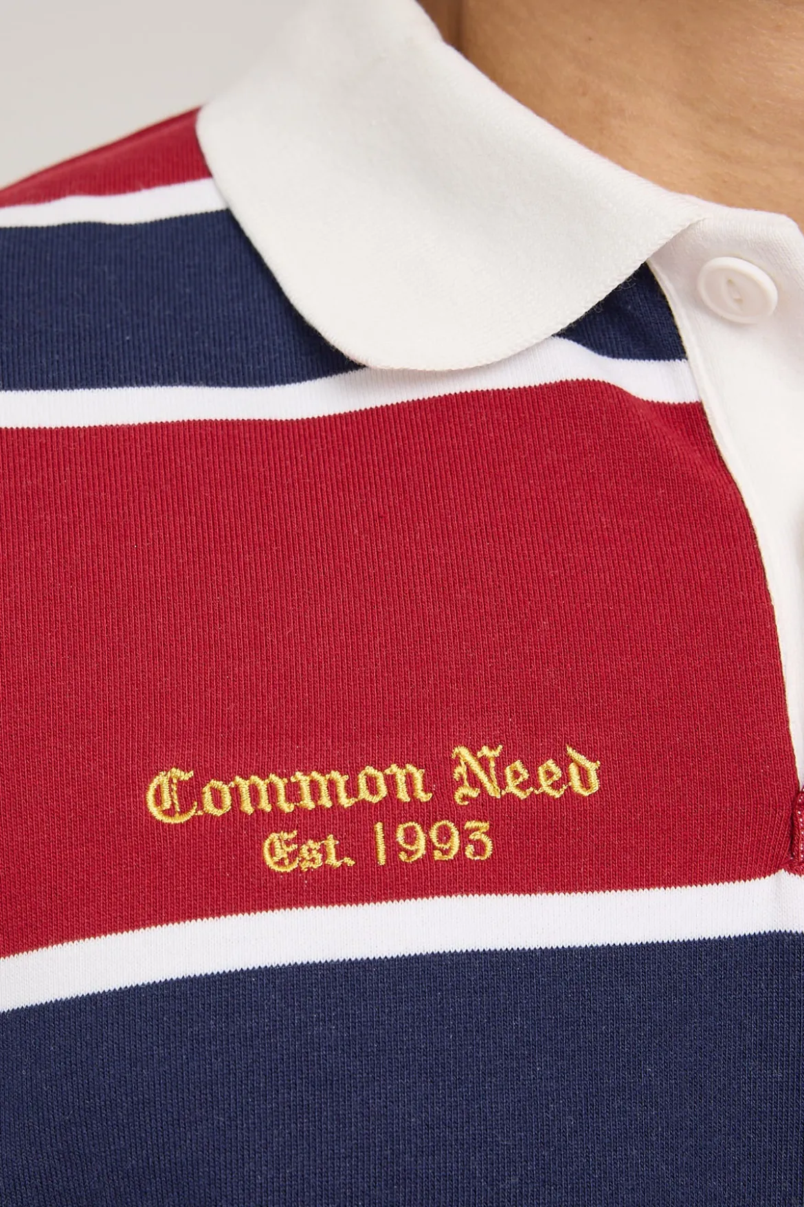 Cambridge Rugby Shirt Bordeaux/Navy/White