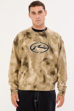 Camo Ice Printed Knit Camo