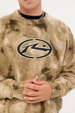 Camo Ice Printed Knit Camo