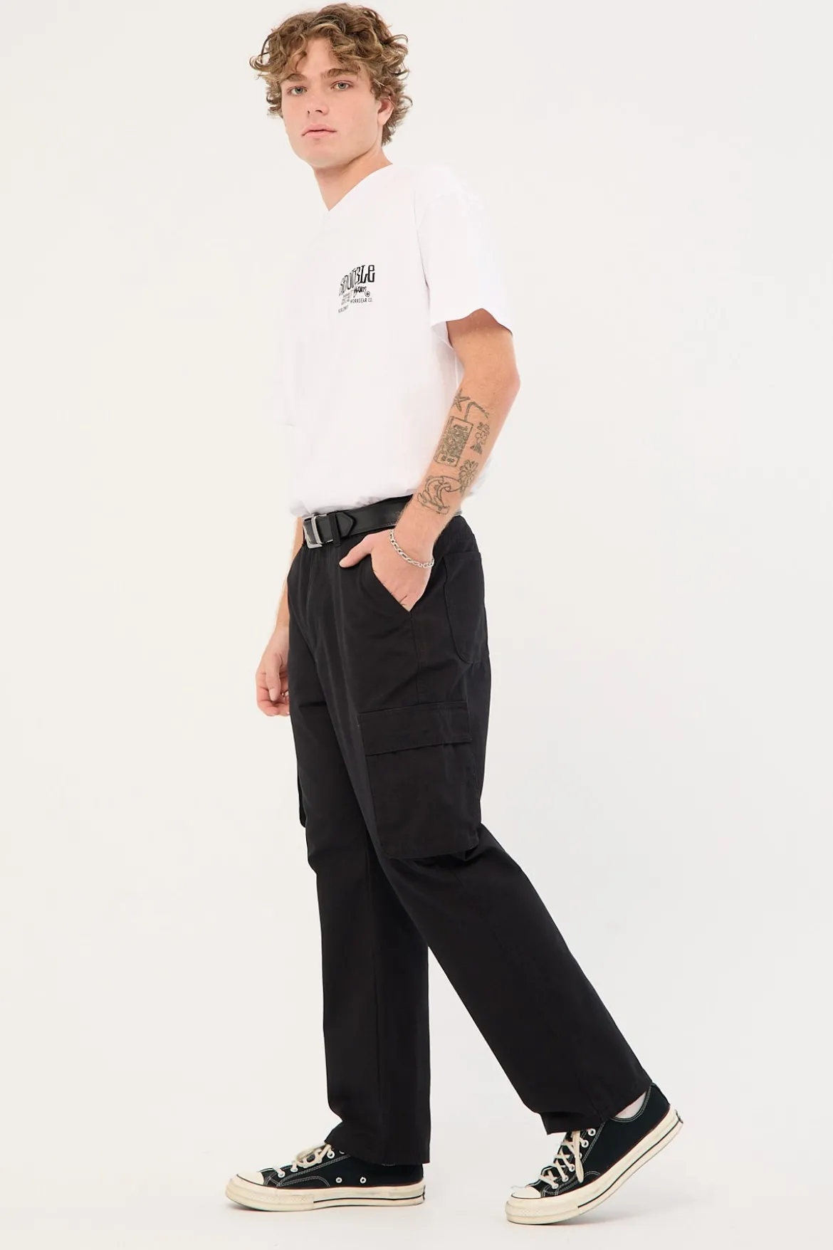 Cargo Work Pant Black