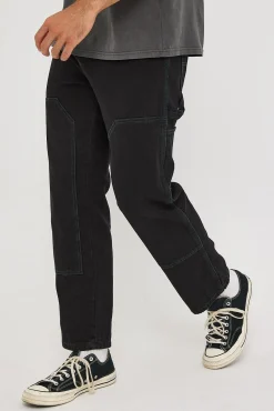 Carpenter Double Knee Pant Black Rinse