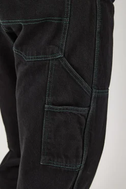 Carpenter Double Knee Pant Black Rinse